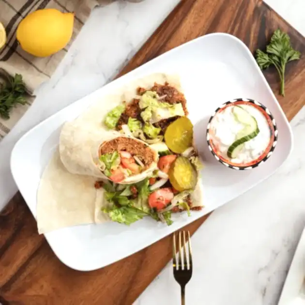 5. Vegan Spicy Wrap Platter